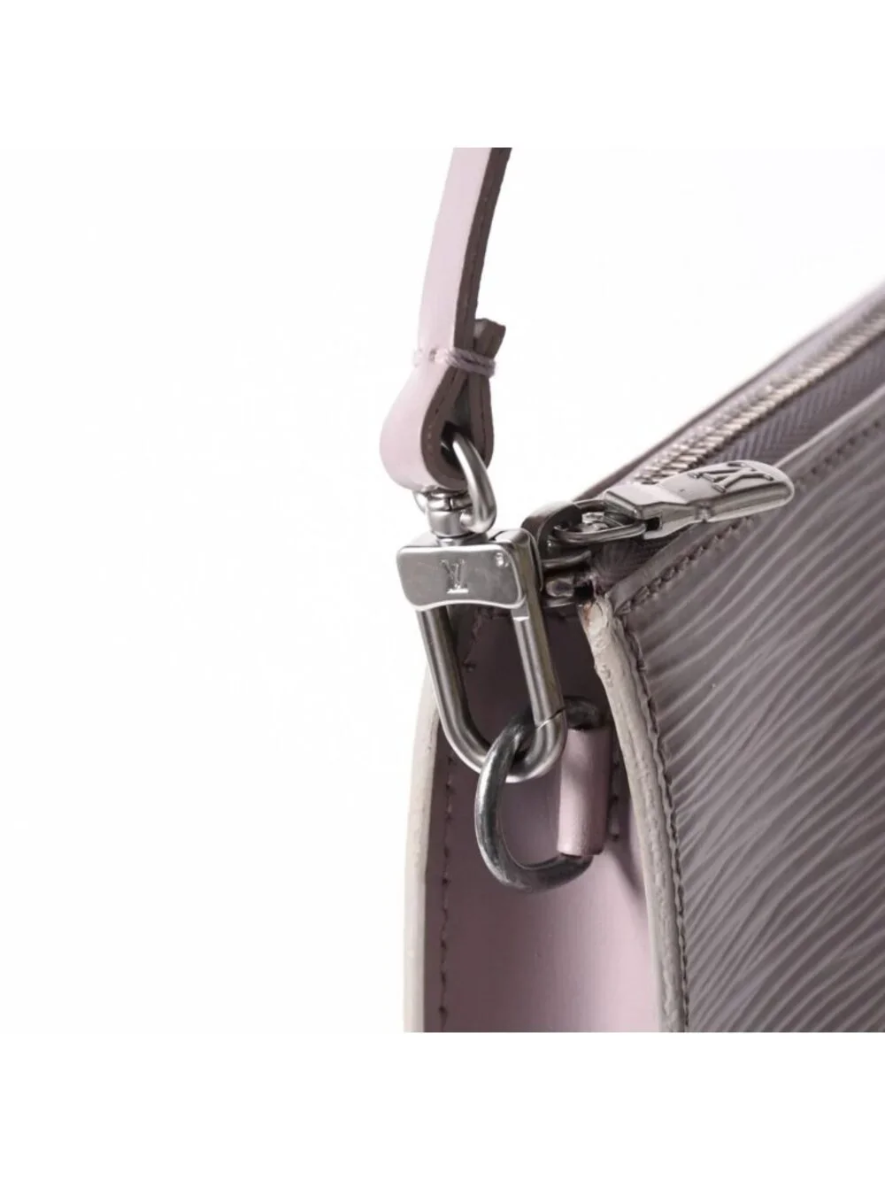 Louis Vuitton Pochette Accessoires Pouch Epi Lavender Silver